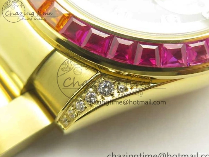 Edition Crystal Best BLF Bracelet on Black Dial YG YG Rainbow Daytona A4130 116589RBOW 0316